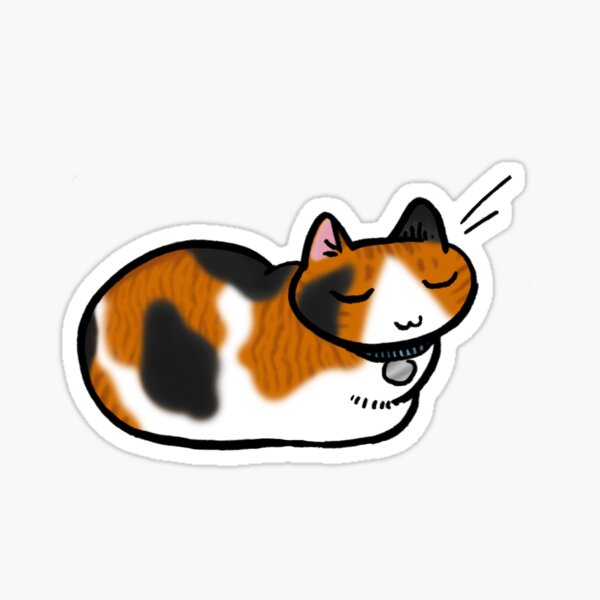 Calico meatloaf sticker Sticker