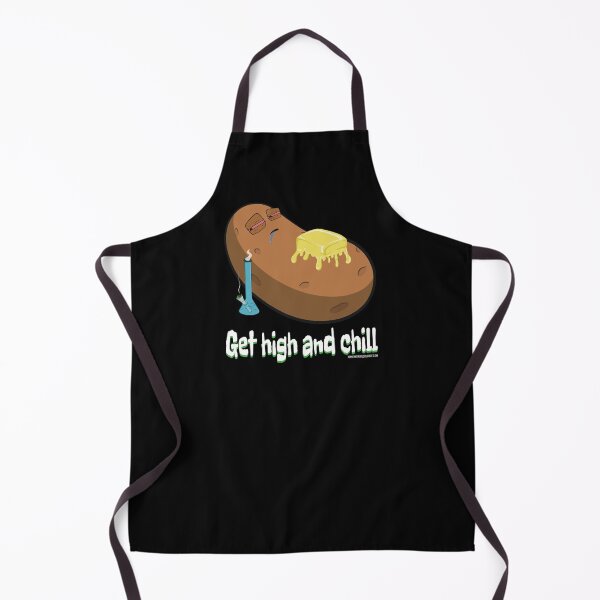 Item preview, Stoned baked potato cartoon-get high and chill designed and sold by YomeHayin.