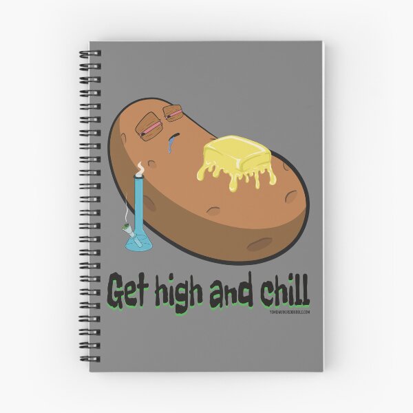Item preview, Stoned baked potato cartoon-get high and chill designed and sold by YomeHayin.