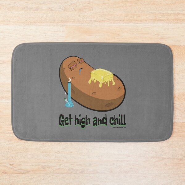 Item preview, Stoned baked potato cartoon-get high and chill designed and sold by YomeHayin.