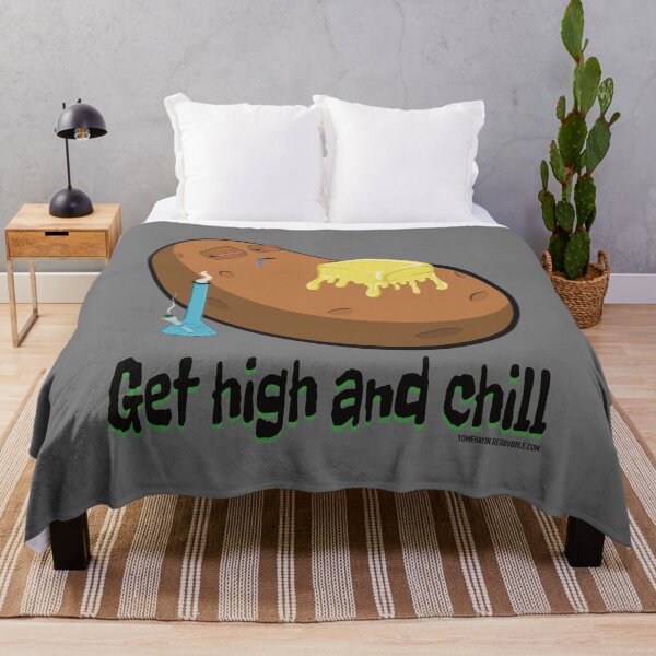Item preview, Stoned baked potato cartoon-get high and chill designed and sold by YomeHayin.