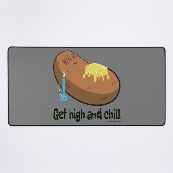 Item preview, Stoned baked potato cartoon-get high and chill designed and sold by YomeHayin.