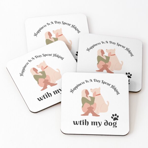 Item preview, Happiness Is A Day Spent Hiking wtih my dog designed and sold by laiil.