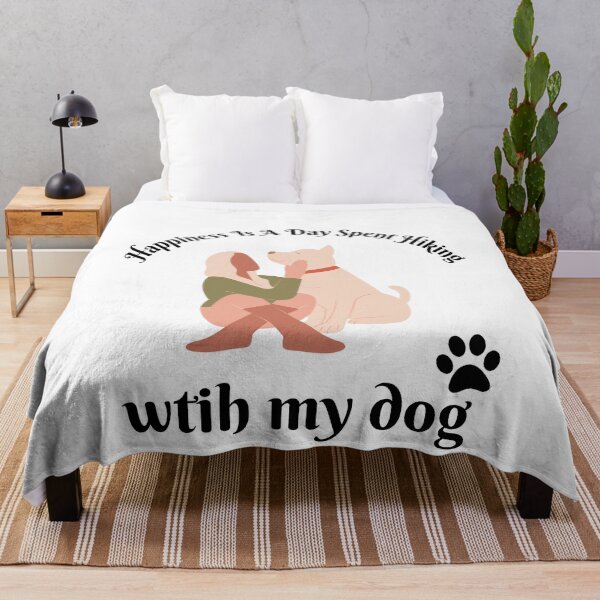 Item preview, Happiness Is A Day Spent Hiking wtih my dog designed and sold by laiil.