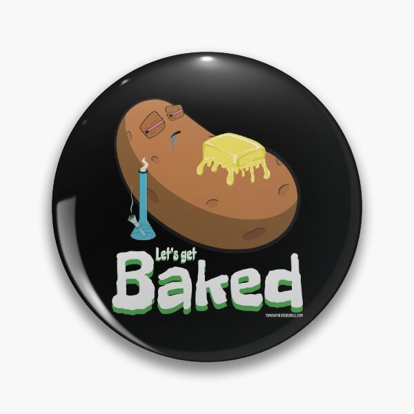 Item preview, Stoned baked potato cartoon-lets get baked designed and sold by YomeHayin.