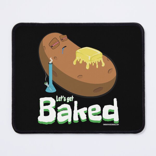 Item preview, Stoned baked potato cartoon-lets get baked designed and sold by YomeHayin.