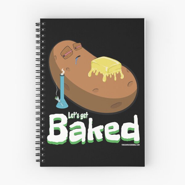 Item preview, Stoned baked potato cartoon-lets get baked designed and sold by YomeHayin.