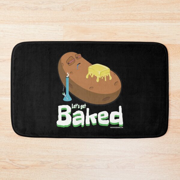 Item preview, Stoned baked potato cartoon-lets get baked designed and sold by YomeHayin.