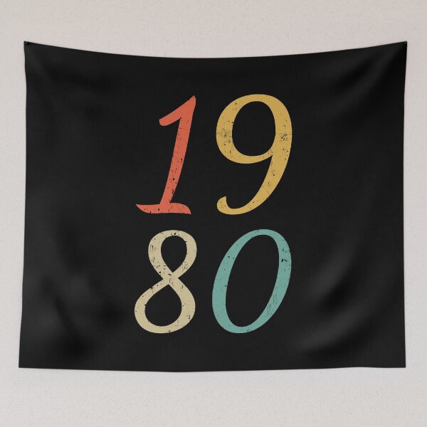 Item preview, Classic Vintage Style 1980 Birthday Distressed designed and sold by MSA-42.