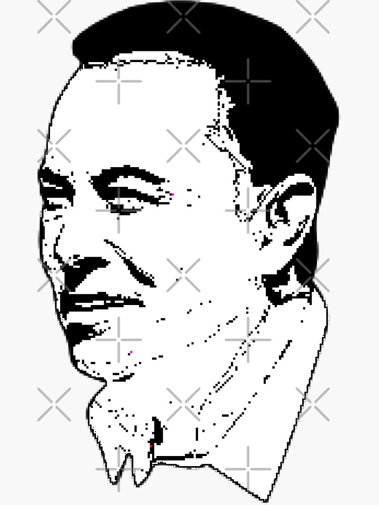 "Elon Musk PIXEL ART" Sticker by PXLcherry | Redbubble