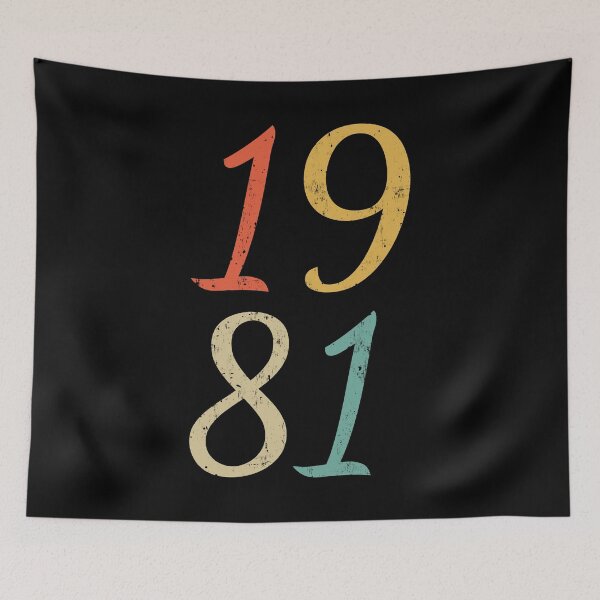 Item preview, Classic Vintage Style 1981 Birthday Distressed designed and sold by MSA-42.