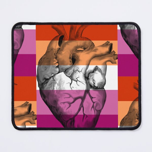 Item preview, Lesbian Pride Anatomic Heart (2) designed and sold by incloudines.