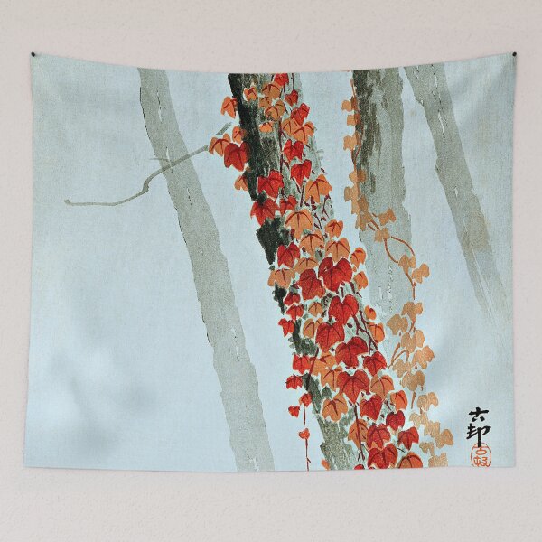 Item preview, Red ivy (1900 - 1930) by Ohara Koson (1877-1945) designed and sold by RyanCaudell.
