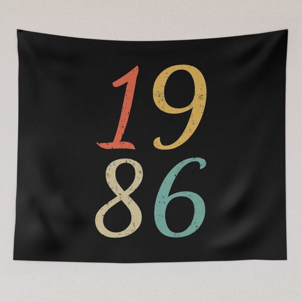 Item preview, Classic Vintage Style 1986 Birthday Distressed designed and sold by MSA-42.