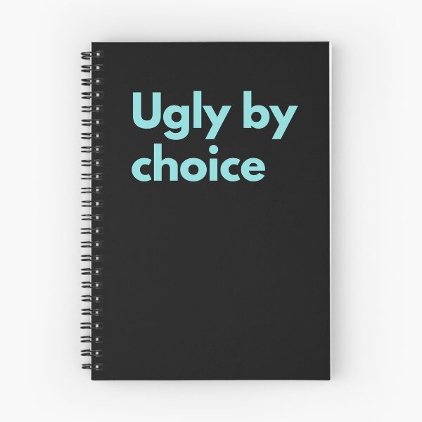 Item preview, Ugly By Choice Sarcasm Self-Deprecating Humor Blue Design designed and sold by LGbubble.