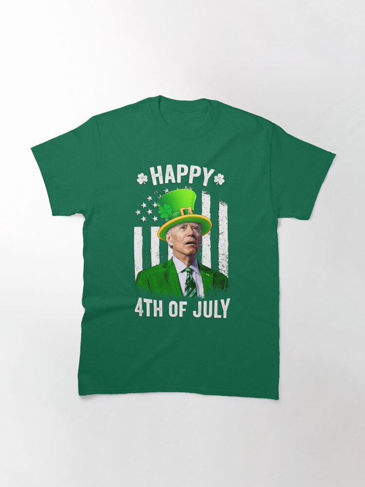 Discover Funny Joe Biden Happy 4th Of July Confused St Patricks Day Classic T-Shirt