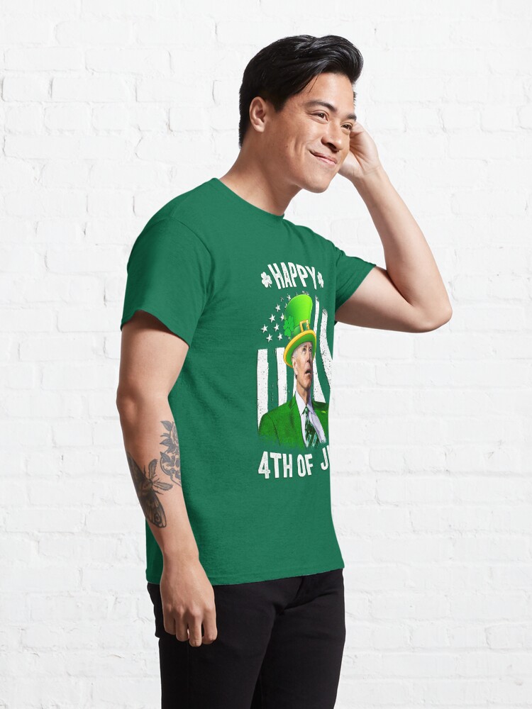 Discover Funny Joe Biden Happy 4th Of July Confused St Patricks Day Classic T-Shirt