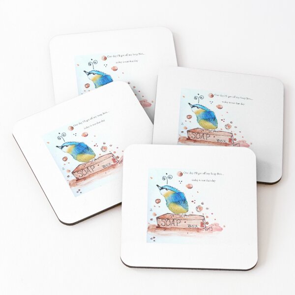 Item preview, Soap Box- One Day I'll get off my Soap Box- Birds of a Feather designed and sold by Kimberly McGrath.