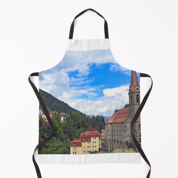 Item preview, church and buildings in Bad Gastein Austria designed and sold by goceris.