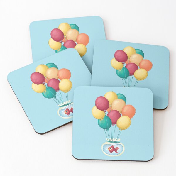 Item preview, Fish and Balloons designed and sold by RedBubbleLuxury.