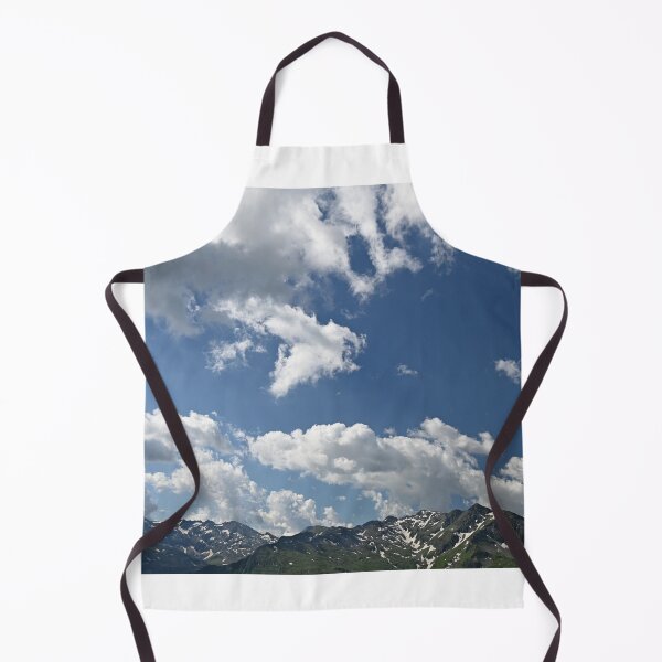 Item preview, Stubnerkogel mountains and blue sky with clouds in Bad Gastein Austria  designed and sold by goceris.