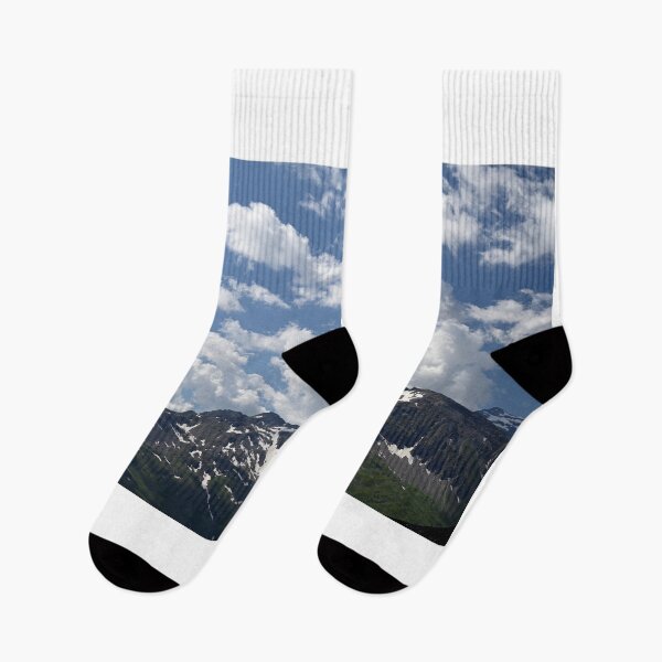 Item preview, Stubnerkogel mountains and blue sky with clouds in Bad Gastein  designed and sold by goceris.