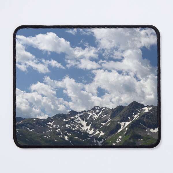 Item preview, Stubnerkogel mountains and blue sky with clouds in Bad Gastein  designed and sold by goceris.