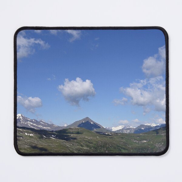 Item preview, Stubnerkogel mountains and blue sky with clouds landscape in Bad Gastein Austria designed and sold by goceris.
