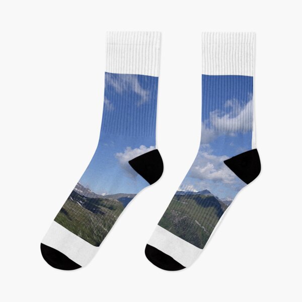 Item preview, Stubnerkogel mountains and blue sky with clouds landscape in Bad Gastein Austria designed and sold by goceris.