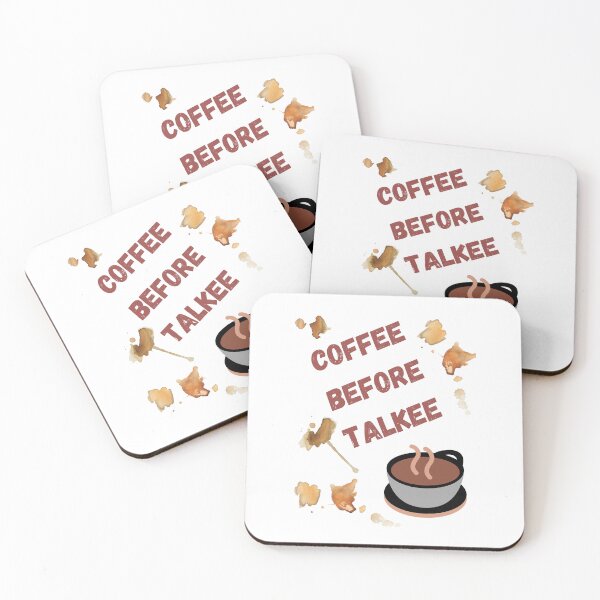 Item preview, Coffee Before Talkee designed and sold by Tienda-Vane.