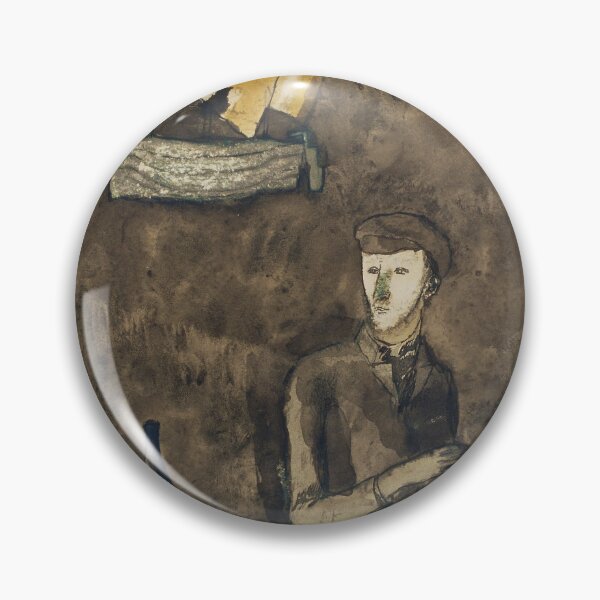 Item preview, Man Seated by Manuel Humbert (c1915) designed and sold by allhistory.