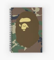 Bape Camouflage Spiral Notebook