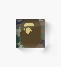 Bape Camouflage Acrylic Block