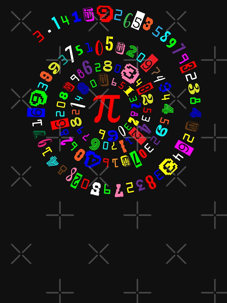 "Pi Day 2023 Celebration Colorful Spiral Pi Symbol 3.14" Tshirt for