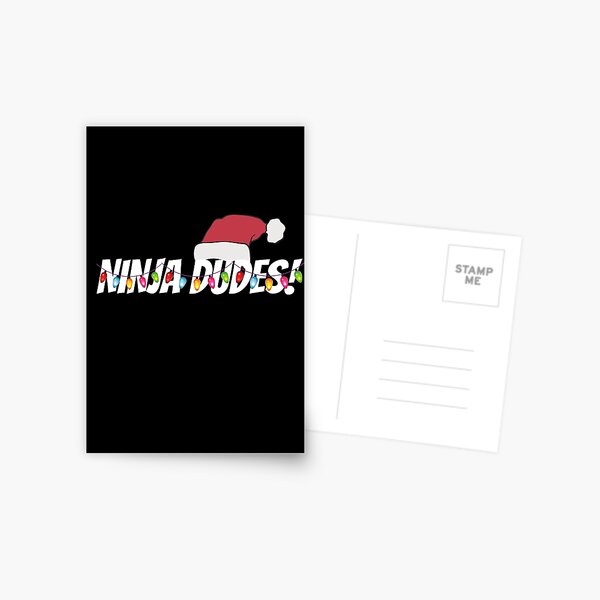 Ninja Dudes X-Mas Postcard