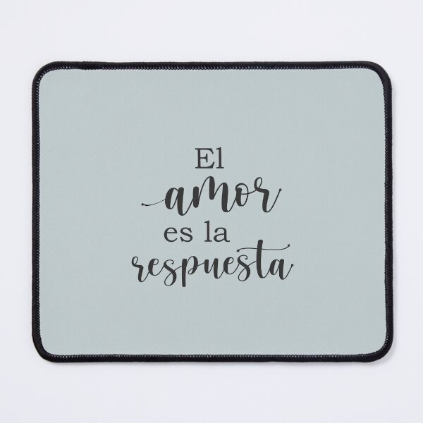 Item preview, El Amor Es La Respuesta, Spanish Quote designed and sold by Aryam Quotes.