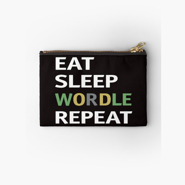 Item preview, Eat Sleep Wordle Repeat designed and sold by Buyeseoshop.