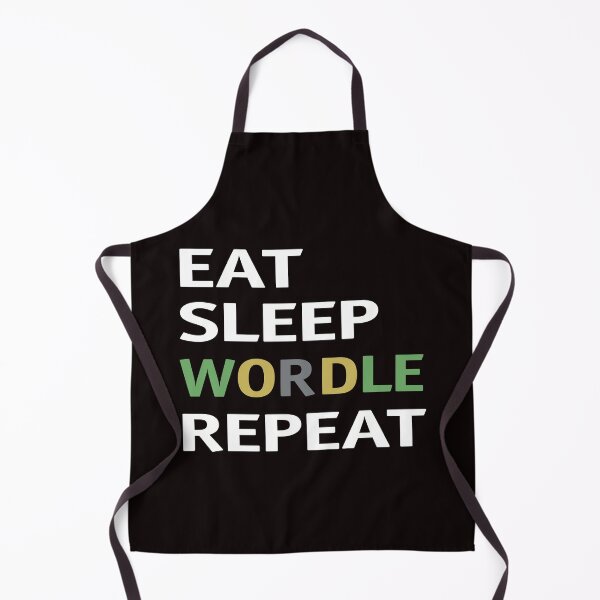 Item preview, Eat Sleep Wordle Repeat designed and sold by Buyeseoshop.