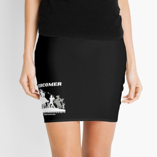 Overcomer - Christian  Mini Skirt