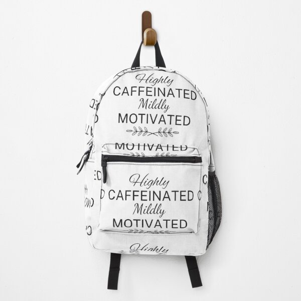 Item preview, Highly caffeinated mildly motivated designed and sold by Simi2020.