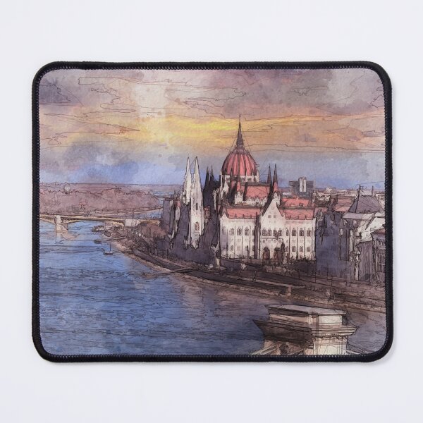 Item preview, Budapest City Sketch designed and sold by 1024bytesdesign.