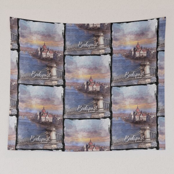 Item preview, Budapest City Sketch designed and sold by 1024bytesdesign.