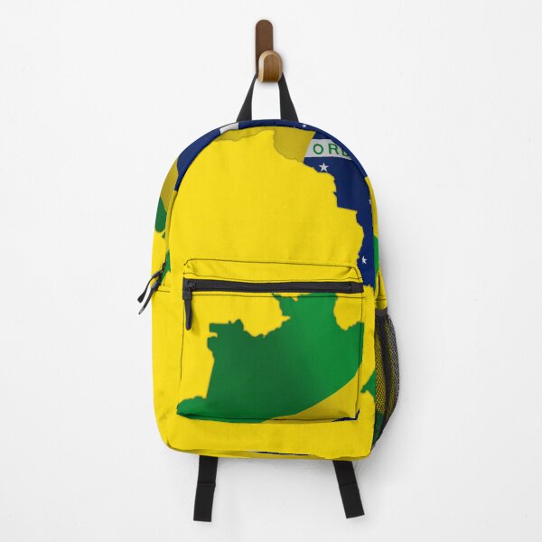 Item preview, Wavy Brazilian Flag inside Map of Brazil designed and sold by mashmosh.
