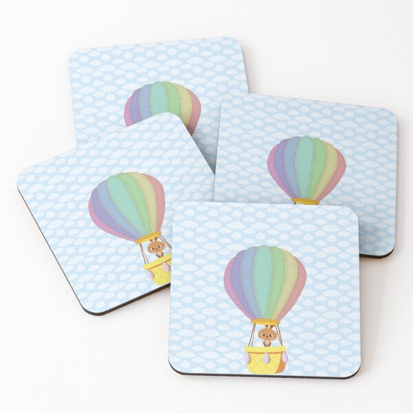 Item preview, rainbow air balloon  designed and sold by RosetteArtists.