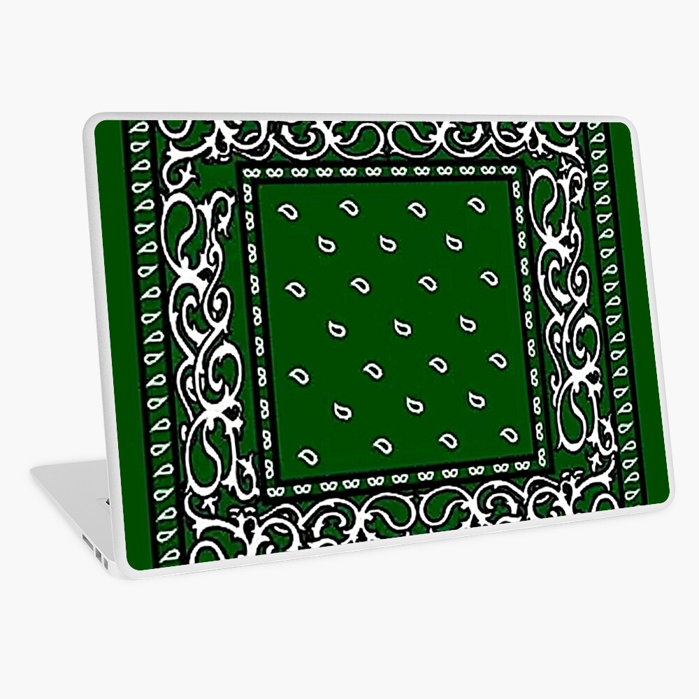 Grove Street Families Green Bandana from GTA San Andreas and GTA 5 Laptop  Skin for Sale by Kovachh  Redbubble