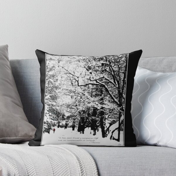 Item preview, Thoreau Solitude Quote Fine Art Poster designed and sold by Wayne King.