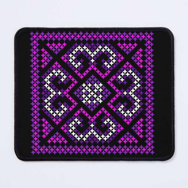 Item preview, Hmong textile snails cross stitched  designed and sold by Jassicaxyooj.