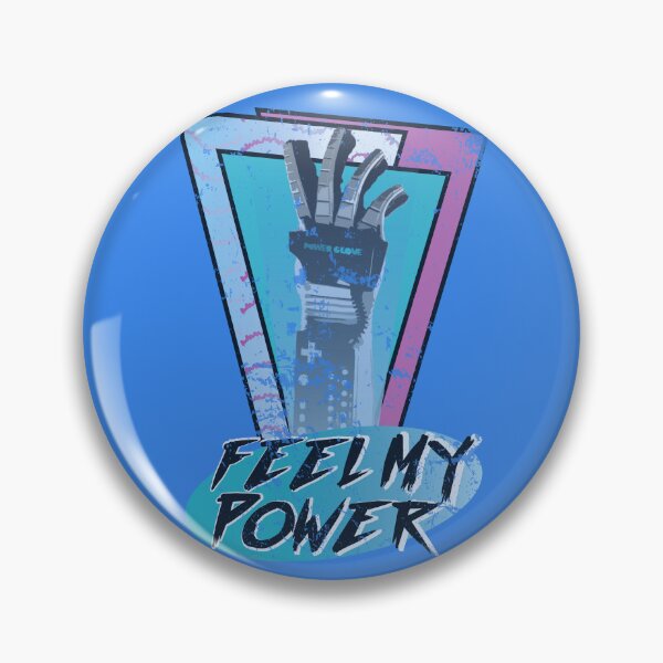 Item preview, feel my power - power glove retro distressed designed and sold by nerdy-northern.