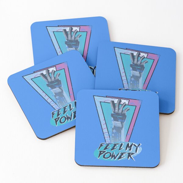Item preview, feel my power - power glove retro distressed designed and sold by nerdy-northern.