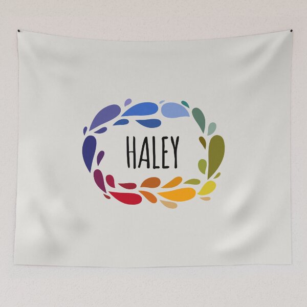 Item preview, Haley Name Cute Colorful Gift Named Haley designed and sold by kindxinn.